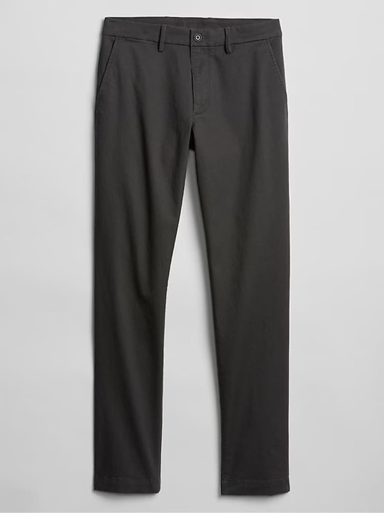 Gap Black Slim Fit Stretch Essential Chino Trousers - Image 3 of 4