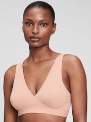 Gap Pink Maternity Nursing Lounge Bralette - Image 1 of 4