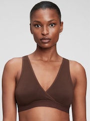 Gap Brown Maternity Nursing Lounge Bralette - Image 2 of 2