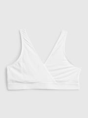 Gap White Maternity Nursing Lounge Bralette - Image 3 of 4