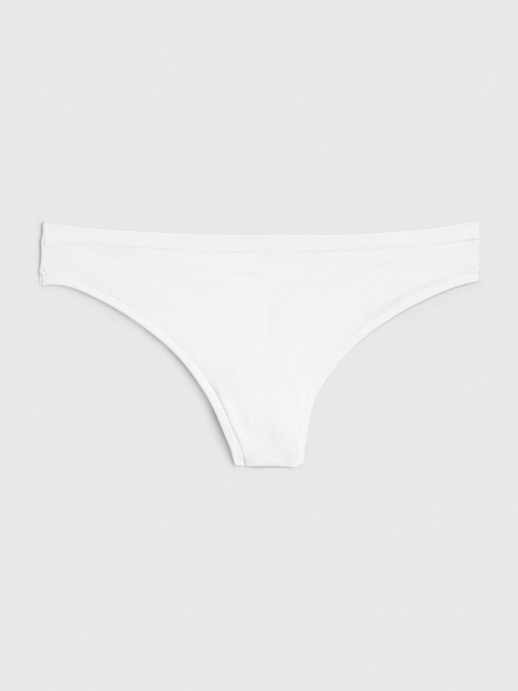 Gap White Breathable Thong Knickers - Image 1 of 1 Gap White Breathable Thong Knickers - Image 1 of 1