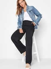 Blau - Long Tall Sally Denim-Jacke in Distressed-Optik - Bild 2 von 4