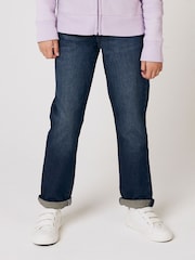 Gap Dark Wash Blue Mid Rise Stretch Girlfriend Jeans (4-16yrs) - Image 2 of 11