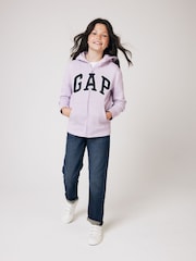 Gap Dark Wash Blue Mid Rise Stretch Girlfriend Jeans (4-16yrs) - Image 4 of 11