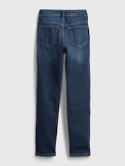 Gap Dark Wash Blue Mid Rise Stretch Girlfriend Jeans (4-16yrs) - Image 9 of 11