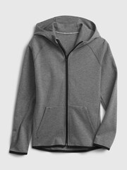 Gap Grey Fit Tech Performance Hoodie - Image 2 of 3