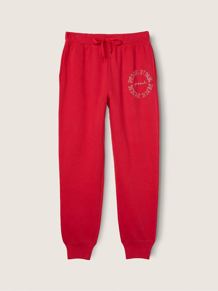Victoria's Secret PINK Red Pepper Fleece Lounge Jogger - Image 3 of 3