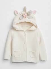 Gap Cream Baby Brannan Unicorn Cardigan (Newborn - 24mths) - Image 1 of 3
