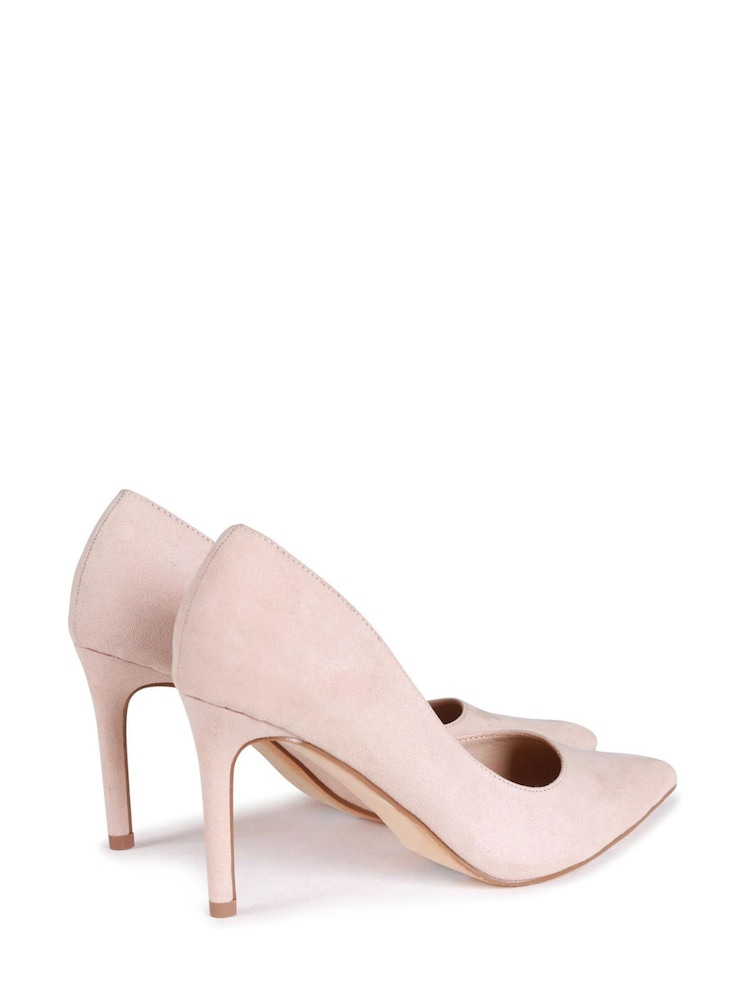 Nude/Velourslederimitat - Linzi Overjoyed Pumps mit Stiletto-Absatz und spitzer Zehenpartie - Bild 4 von 4 Nude/Velourslederimitat - Linzi Overjoyed Pumps mit Stiletto-Absatz und spitzer Zehenpartie - Bild 4 von 4