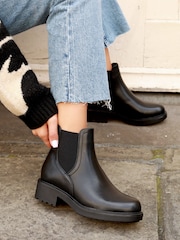 Linzi Black Aspen Classic Chunky Chelsea Boot - Image 1 of 5
