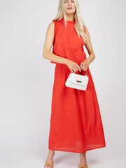 Little Mistress Red Frill Top - Image 5 of 5