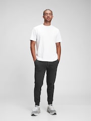Gap Black Logo Fleece-Lined Slim Fit Joggers - Image 2 of 5