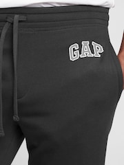 Gap Black Logo Fleece-Lined Slim Fit Joggers - Image 5 of 5