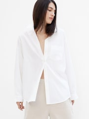 Gap White Poplin Big Shirt - Image 1 of 1