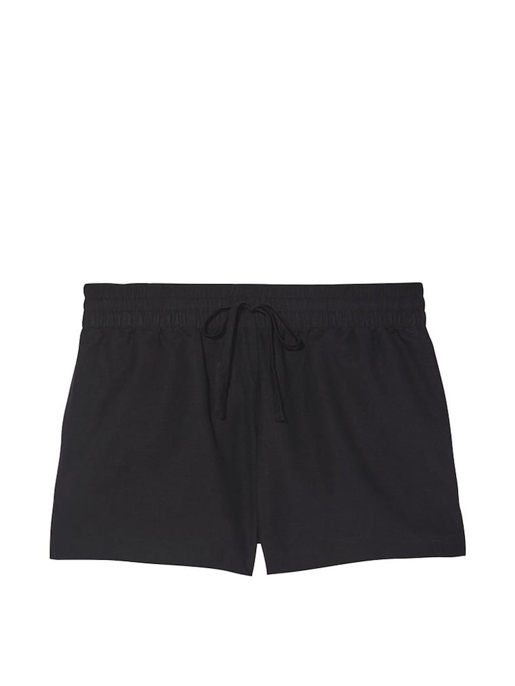 Victoria's Secret Black Linen Shorts - Image 3 of 3 Victoria's Secret Black Linen Shorts - Image 3 of 3
