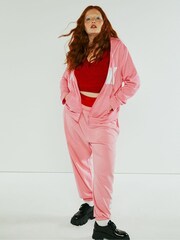 Victoria's Secret PINK Dreamy Pink Sans Logo Fleece Baggy Campus Jogger - Image 1 of 4