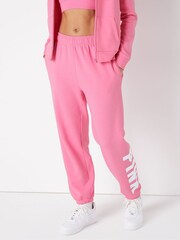 Victoria's Secret PINK Dreamy Pink Sans Logo Fleece Baggy Campus Jogger - Image 2 of 4