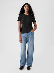 Gap Black Vintage Crew Neck Short Sleeve T-Shirt - Image 6 of 7