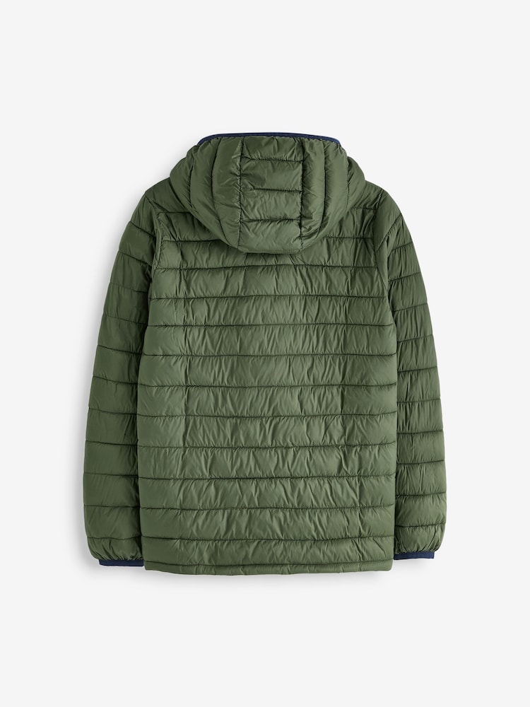 Gap Green Lightweight Puffer Jacket (4-12yrs) - Image 2 of 3
