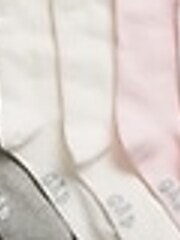 Gap Pink Kids 3 Pack Crew Socks - Image 2 of 2