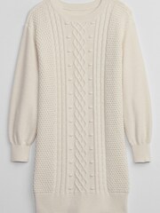 Gap Cream Cable-Knit Jumper Dress - Image 1 of 2
