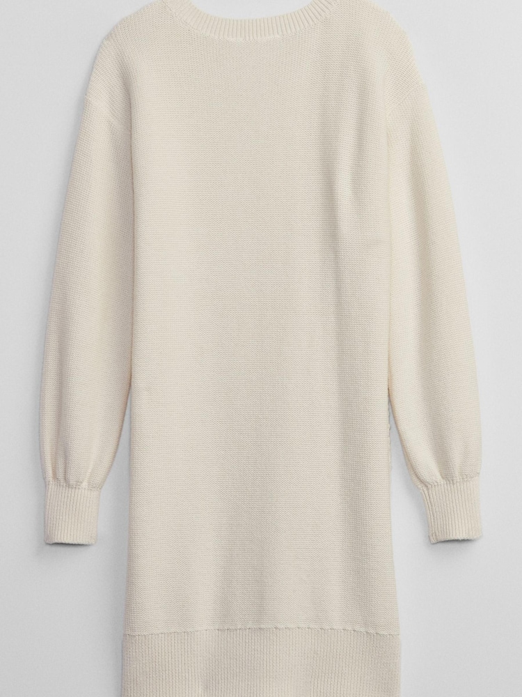 Gap Cream Cable-Knit Jumper Dress - Image 2 of 2 Gap Cream Cable-Knit Jumper Dress - Image 2 of 2