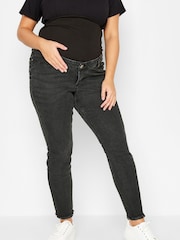 Yours Curve Black Maternity Push Up AVA Jean - Image 1 of 4