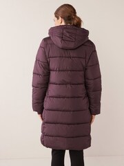 Gap Purple Long Puffer Coat - Image 2 of 5