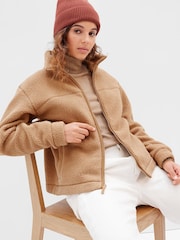 Gap Brown Sherpa Jacket - Image 1 of 1