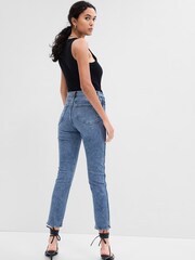 Gap Vintage Slim Jeans mit hoher Taille - Bild 4 von 8