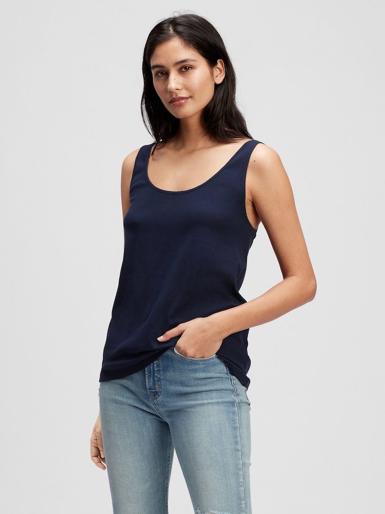 Gap Navy Blue Favourite Vest Top - Image 1 of 1