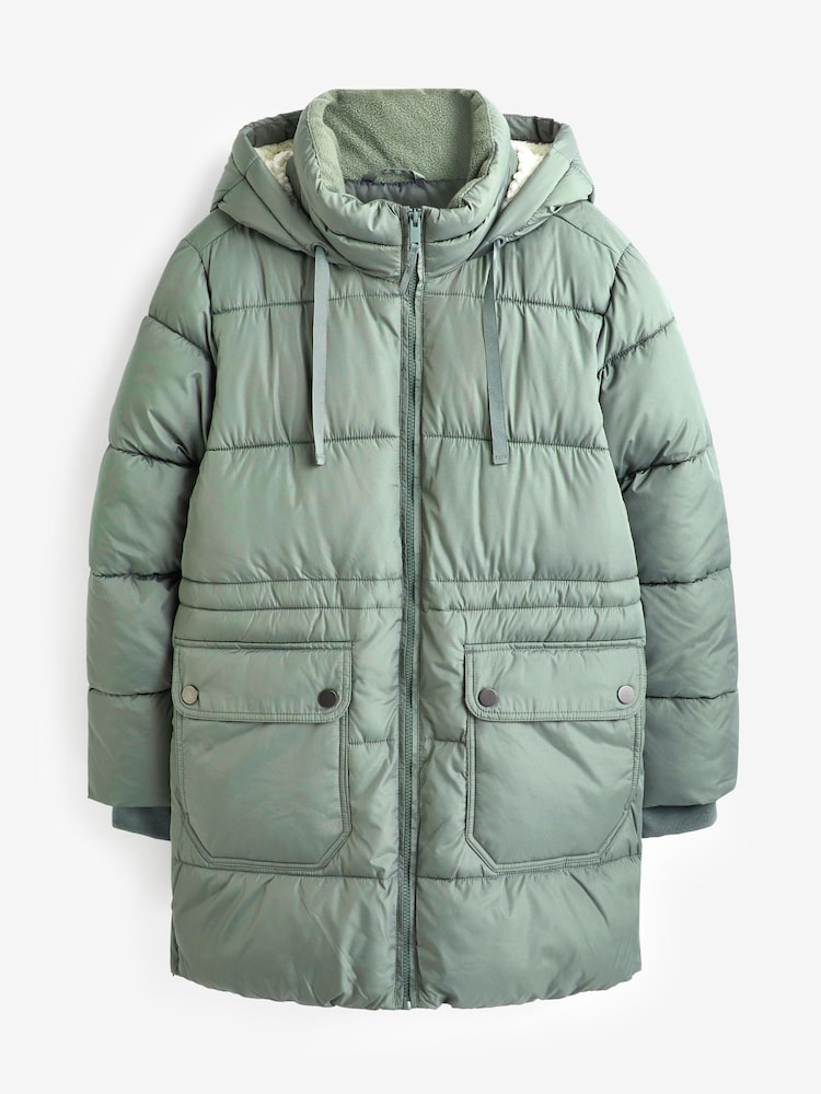 Gap Green Puffer Coat - Image 5 of 5