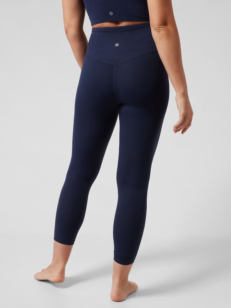 Athleta Blue 7/8 Length Elation Ultra High Waisted Leggings - Image 2 of 2