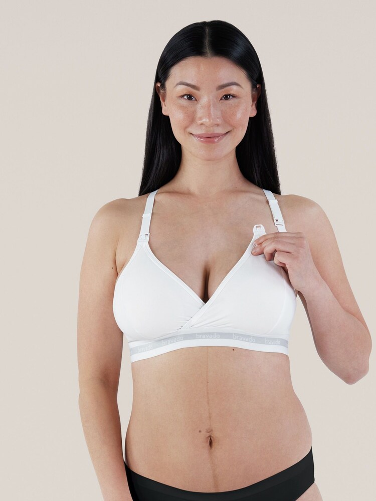 Bravado White Nursing Original Nursing Bra in Sustainable Eco Fabric - Image 1 of 6