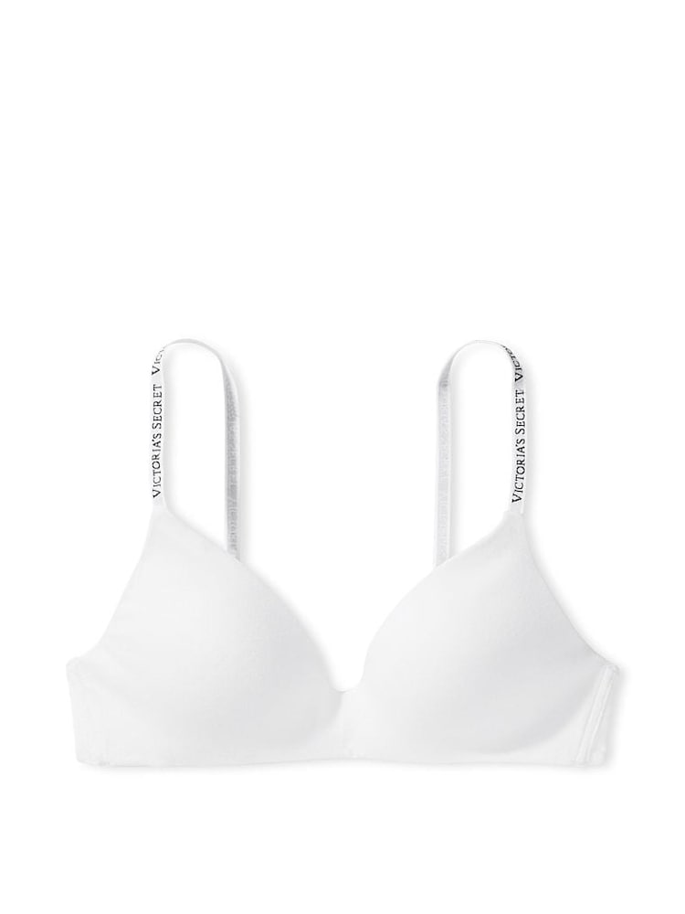Victoria's Secret White Strap Non Wired Lightly Lined Bra - Image 3 of 3