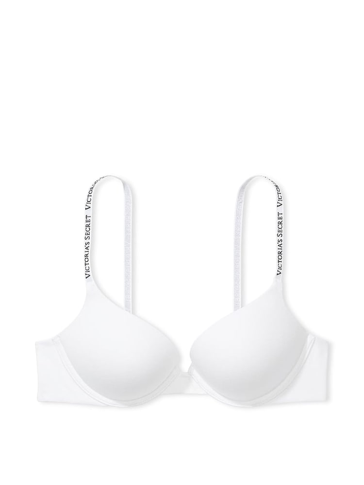 Victoria's Secret White Strap Add 2 Cups Push Up Bra - Image 3 of 3