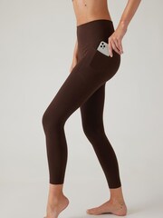 Athleta Brown Salutation Stash 7/8 Leggings - Image 4 of 5
