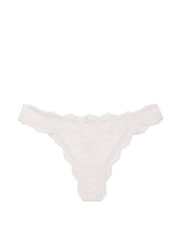 Victoria's Secret Coconut White Lace Thong Knickers - Image 3 of 3