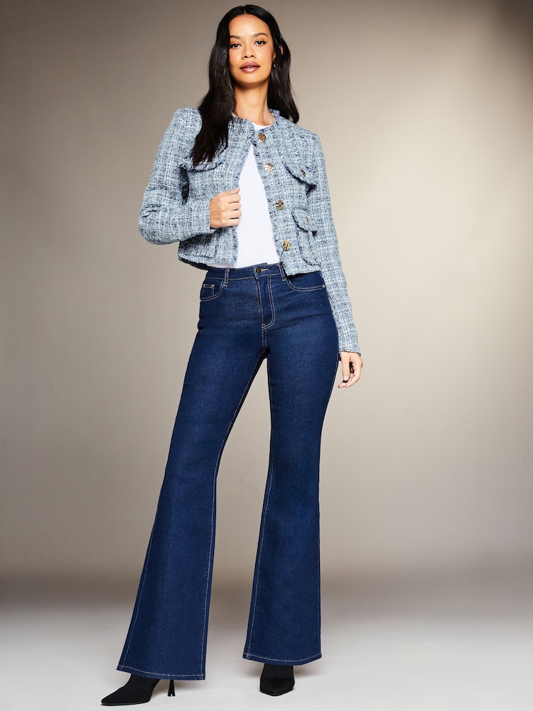 Lipsy blazer ajusté raccourci à boutons - Image 3 of 4