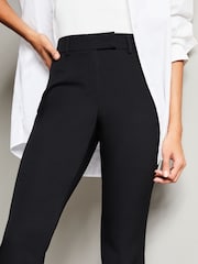 Lipsy Black Smart Bootleg Kick Flare Trousers - Image 4 of 4
