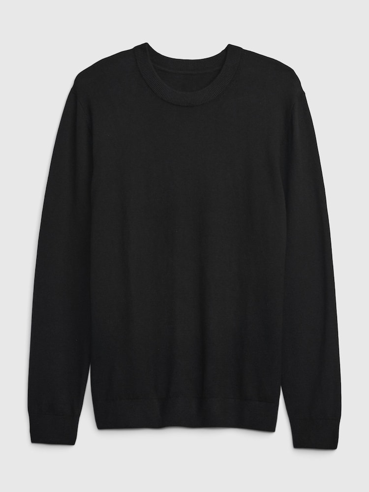 Gap Black Soft Crew Neck Jumper - Image 1 of 2