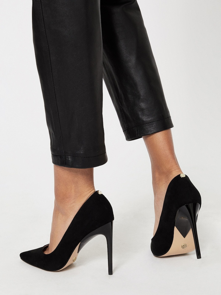 Lipsy Black Regular Fit Comfort High Heel Court Shoes - Image 1 of 3