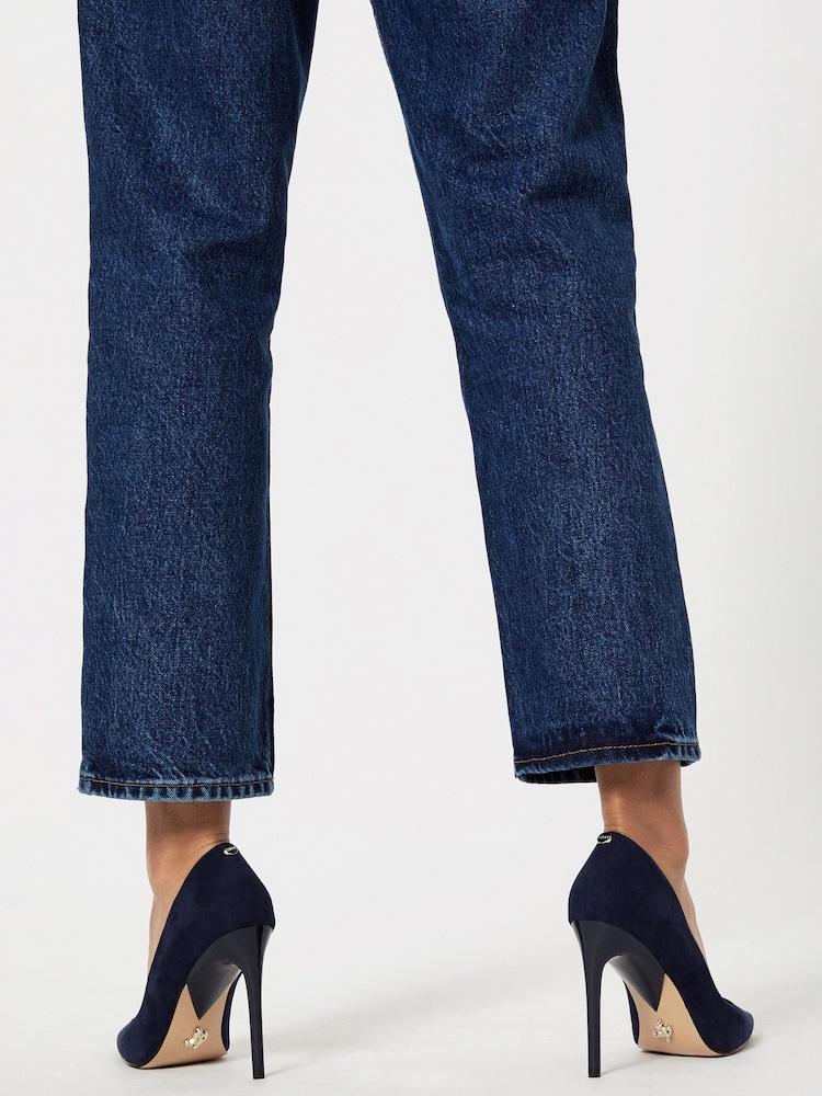 Lipsy Navy Blue Regular Fit Comfort High Heel Court Shoes - Image 2 of 5
