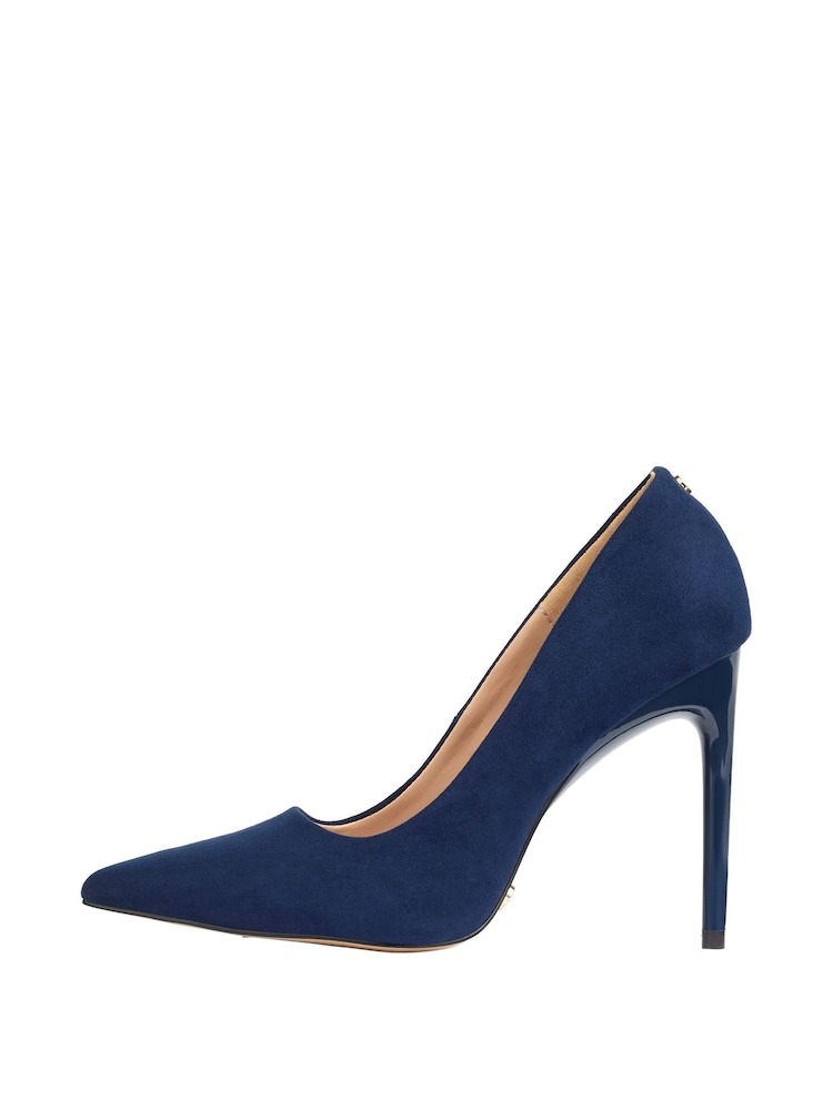 Lipsy Navy Blue Regular Fit Comfort High Heel Court Shoes - Image 5 of 5