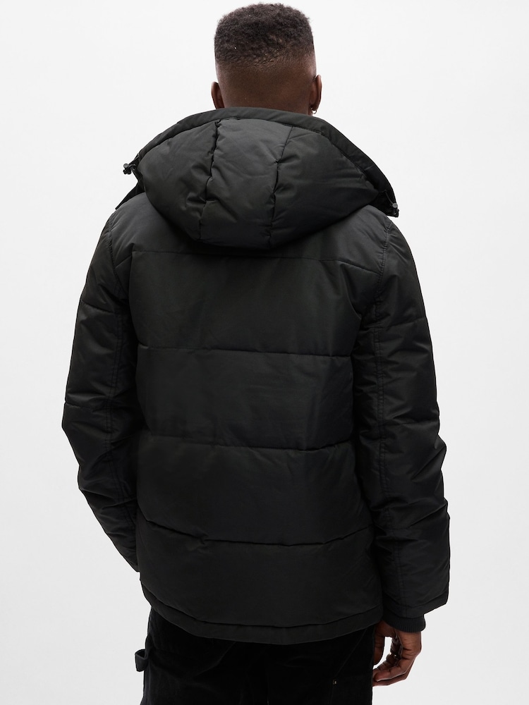 Gap Black Cold Control Heavy Puffer Jacket - Image 2 of 4