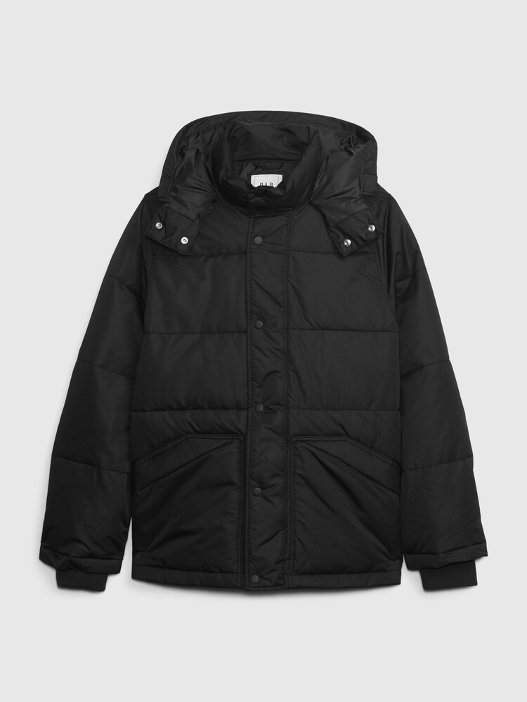 Gap Black Cold Control Heavy Puffer Jacket - Image 4 of 4