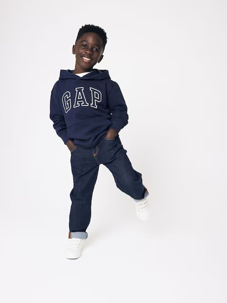 Bleu - Sweat à capuche Gap logo (4-13 ans) - Image 3 of 8