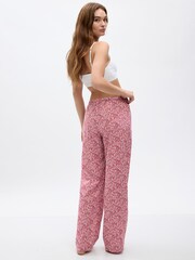 Gap Pink Floral Floral Poplin Pyjama Bottoms - Image 2 of 2
