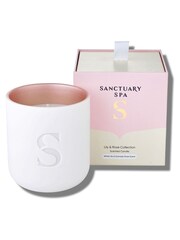 Sanctuary Spa Lily and Rose Scented Candle - Image 1 of 4