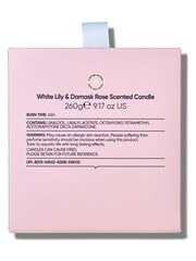 Sanctuary Spa Lily and Rose Scented Candle - Image 4 of 4